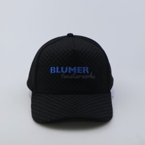 black check jacquard blumer embroidered baseball cap, business casual adjustable unisex hat